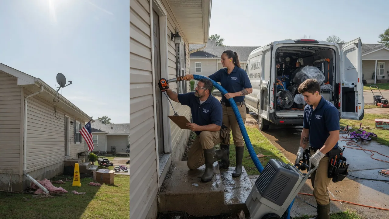Ceiling Water Damage Restoration in Homeworth, OH near me
